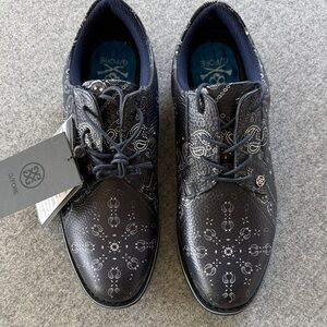 Blue Patterned Women’s Golf Shoe